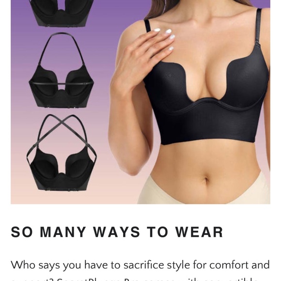 Secret Plunge Bra - Picture 3 of 4